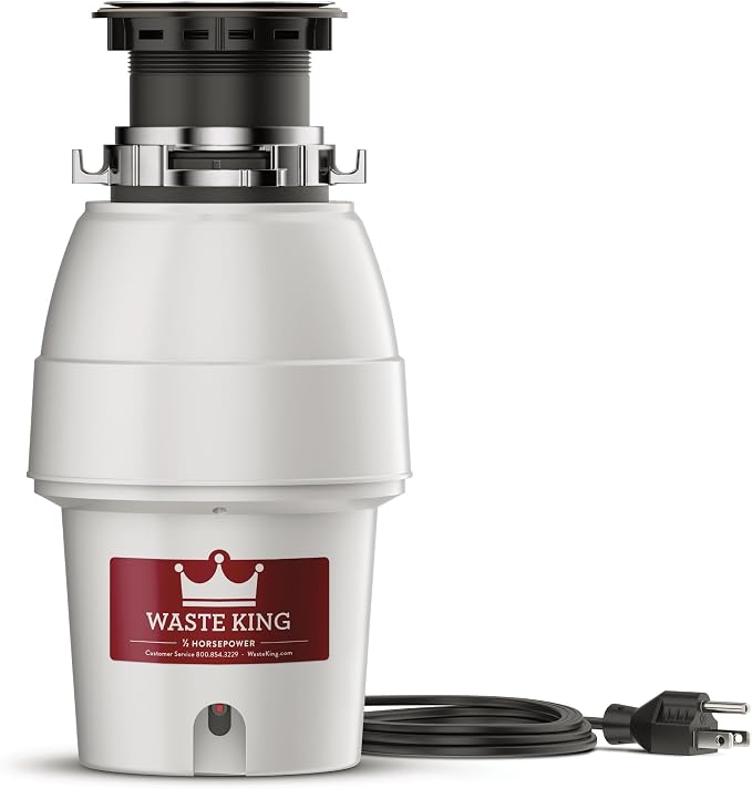 Waste King Legend Series Continuous Feed Garbage Disposal by Waste+King+