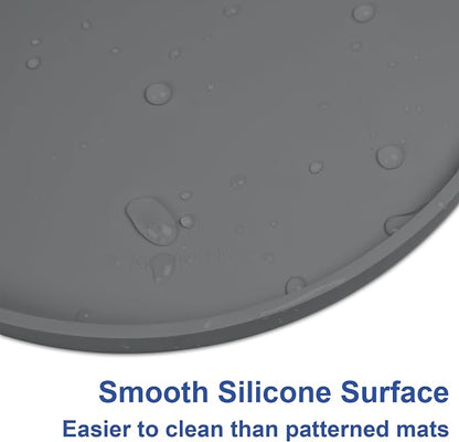 4 PCS Thickened Pet Silicone Food Mat, Nonslip Waterproof Cat Dog Feeding Bowl - Image 5