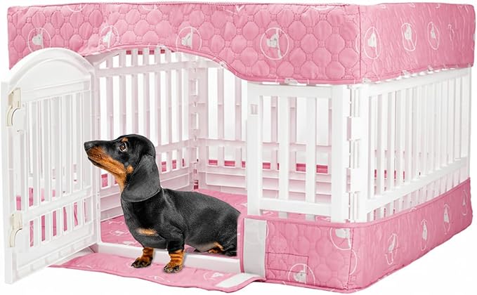 PJYuCien Dog Playpen Bottom Pad and Cover Fits - Image 7