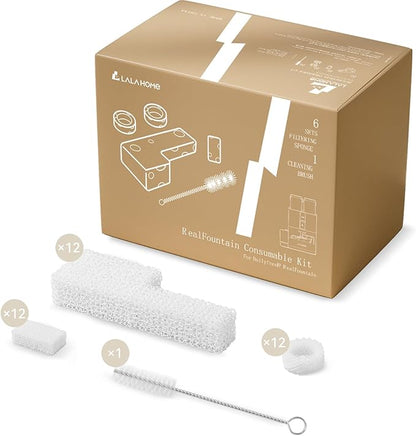 Cat Water Fountain Filter Sponge Replacement Foam Filters Compatible by LALAHOME