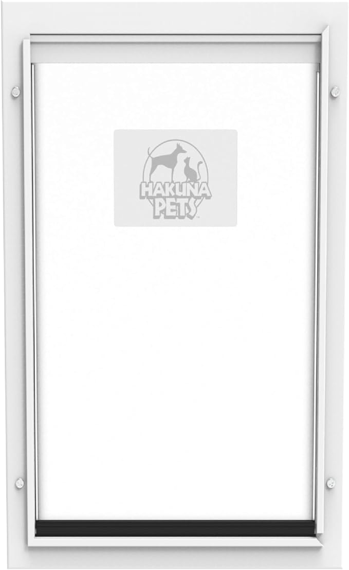 Hakuna Pets Deluxe Aluminum Pet, Cat and Dog Door by HakunaPets