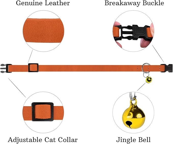 Breakaway Cat Collar Leather - Image 4
