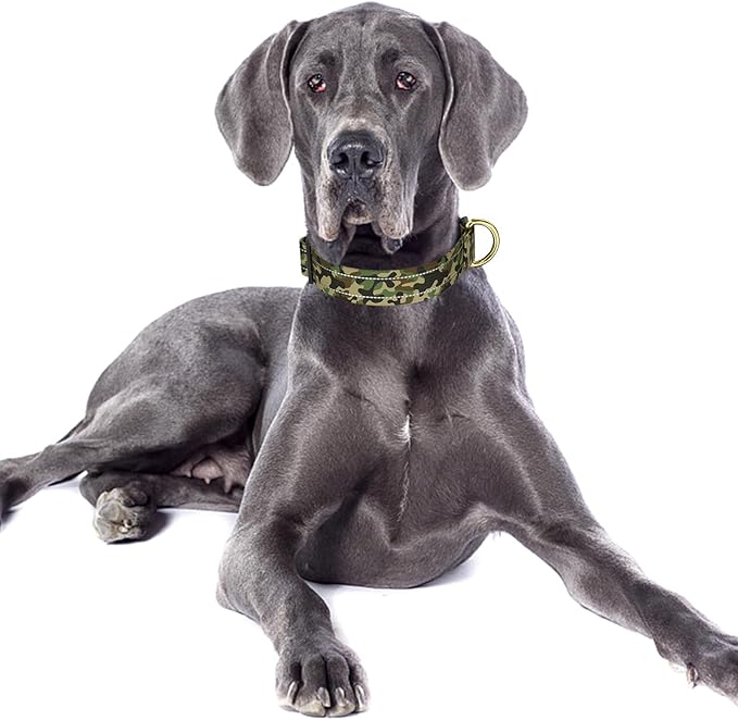 MOODEL Reflective Dog Collar for Large Dogs, Cute Camouflage Adjustable - Image 2