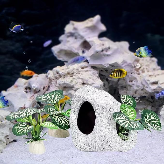 Fish Aquarium Decorations Cave Hide - Image 5