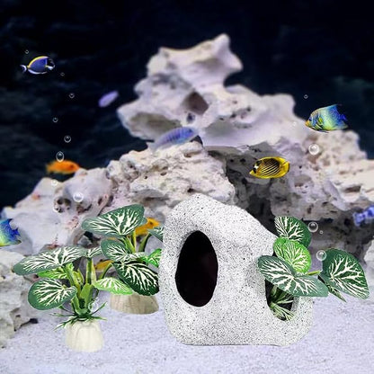 Fish Aquarium Decorations Cave Hide - Image 5