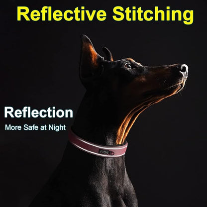 Fida Heavy Duty Dog Collar, Ultra Comfortable Soft Neoprene Padded, Adjustable - Image 5