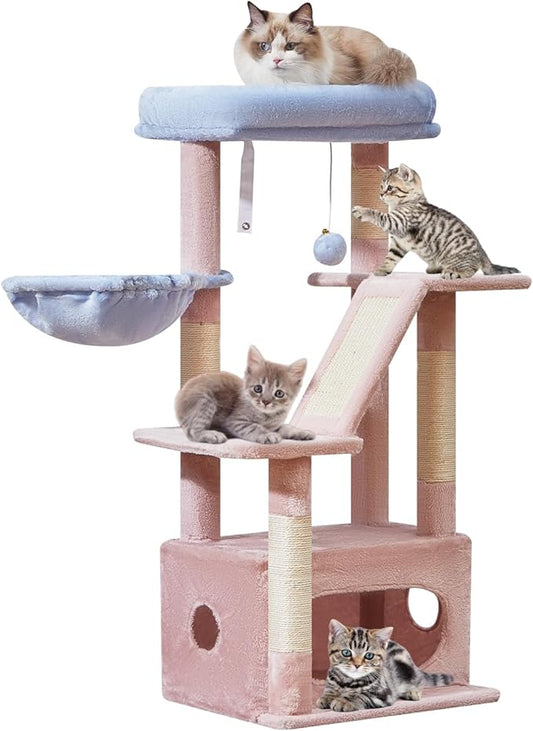 Taoqimiao Cat Tree, 38.5-Inch Cat Tower by Taoqimiao