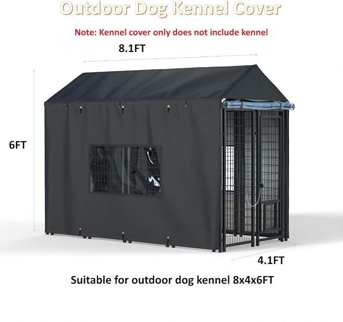 Outdoor Dog Kennel Cover - Image 2