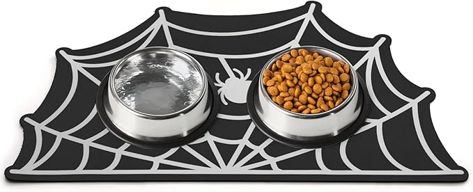 Pet Mats for Food and Water Dog Cat Food Mats Pet Feeding Mat Anti-Slip No - Image 7