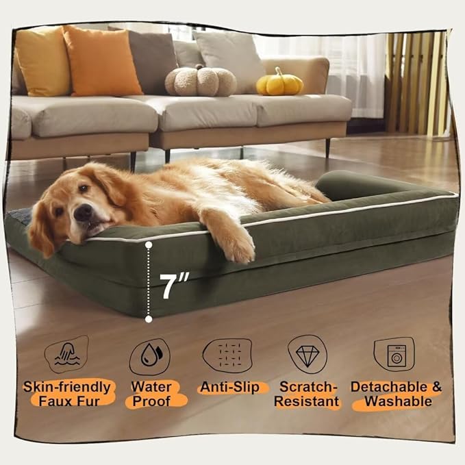 Large Dog Bed Orthopedic Washable - Image 6