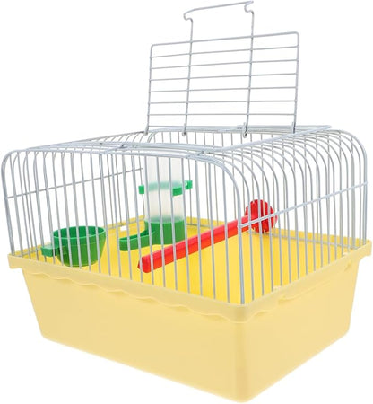 Portable Bird Cage with Waterer Food Box and Perch Lightweight Spacious Travel by Toddmomy