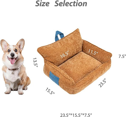 Orthopedic Dog Bed with Memory Foam, Washable Plush Pet Bed - Image 6
