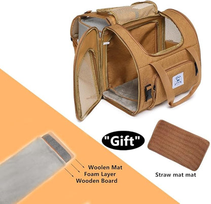 Pet Backpack Carrier for Small Dogs Medium Cats, Breathable and Collapsible - Image 5