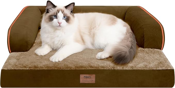 Small Dog Bed and Cat Sofa Waterproof Orthopedic Dog Beds by Mekiy