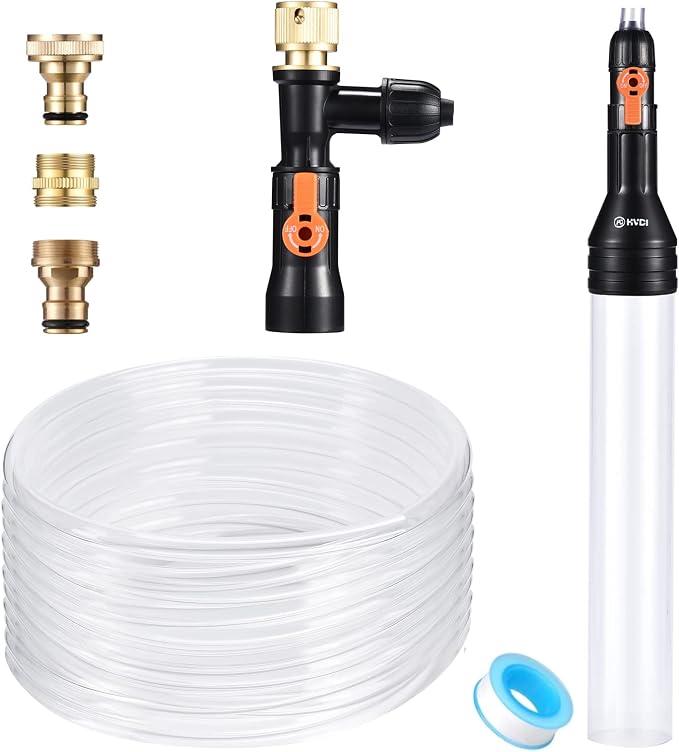 Gravel Vacuum for Aquarium Water Changer Fish Tank Cleaning Tools, Siphon - Image 7
