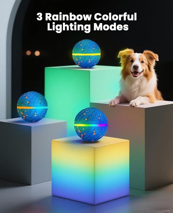 Smart Interactive Dog Balls, Automatic Moving Ball - Image 3