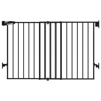 Babelio 31.5-55" No Bottom Bar Baby Gate Extra Wide, 2-in-1 Auto Close Dog Gate by BABELIO