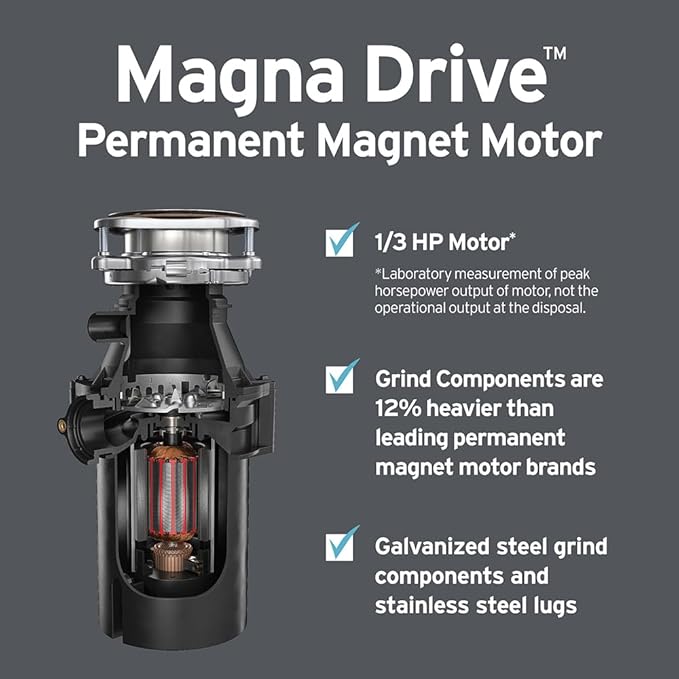 InSinkErator ES30 W/C 1/3 HP Motor Continuous Feed Kitchen Garbage Disposal - Image 4