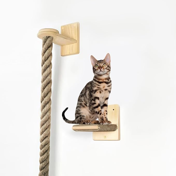 Cat Climbing Rope All-Mounted Scratching Posts Cat Tree - Image 2