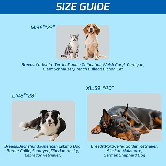 Dog Cooling Mat Self Coolings Foldable Cooling Pad - Image 8