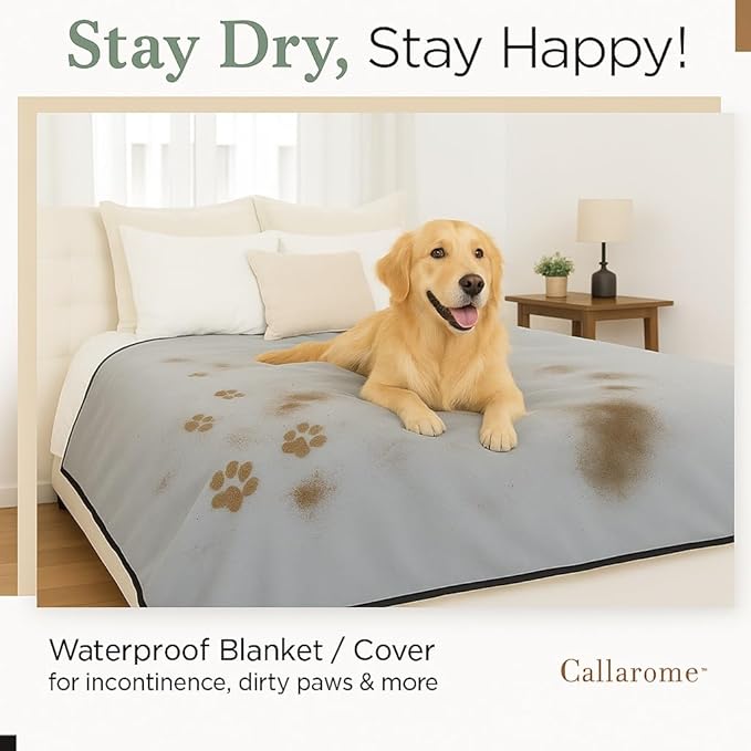 Waterproof Blanket for Bed or Couch – Soft and Leakproof Waterproof Throw - Image 2