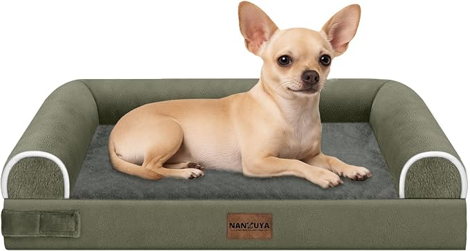 Small Dog Bed Orthopedic Washable: Beds Bolster Small Sized Dogs Bed Egg Crate by Nanuya