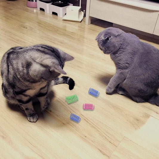 Andiker Interactive Cat Spiral Creative Spring Toy to Kill Time and Keep Fit - Image 2