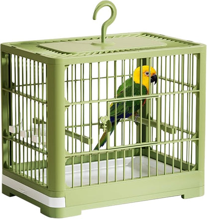 2025 New Carry Cage for Parakeet Portable 30x23x26cm Bird Travel Carrier Cage by Unknown