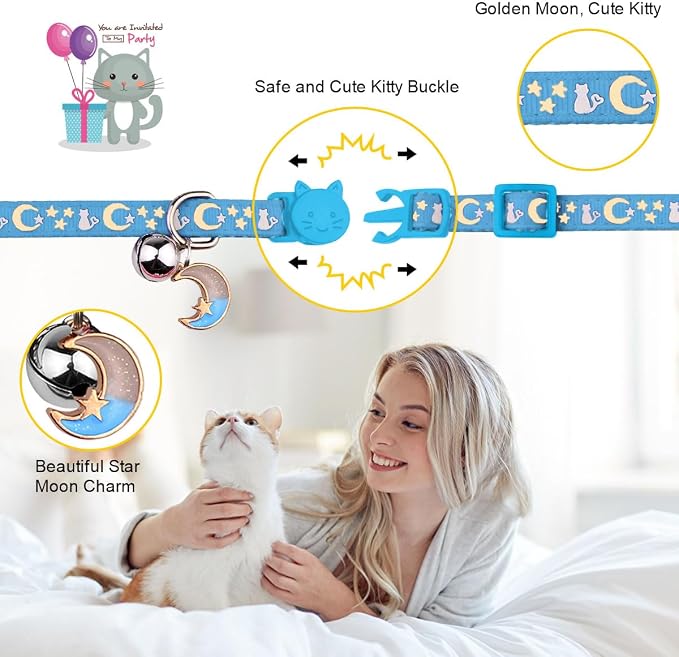 Baeuppit 2PCS Breakaway Cat Collars - Image 3