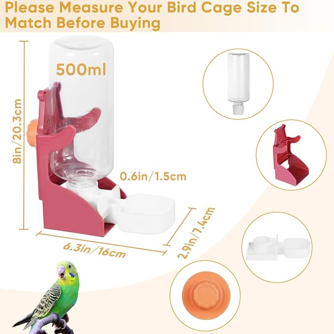 Bird Water Dispenser, Automatic Bird Feeder - Image 5