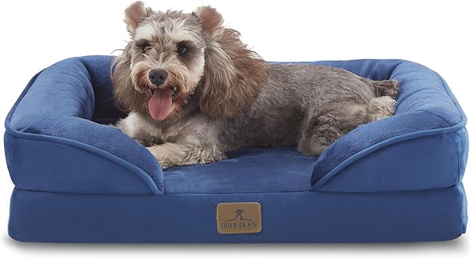 Bedfolks Orthopedic Dog Bed, Waterproof Dog Sofa Bed by Bedfolks