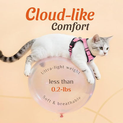 Dooradar Cat Harness and Leash Set, Escape Proof Safe Adjustable Kitten Vest - Image 6