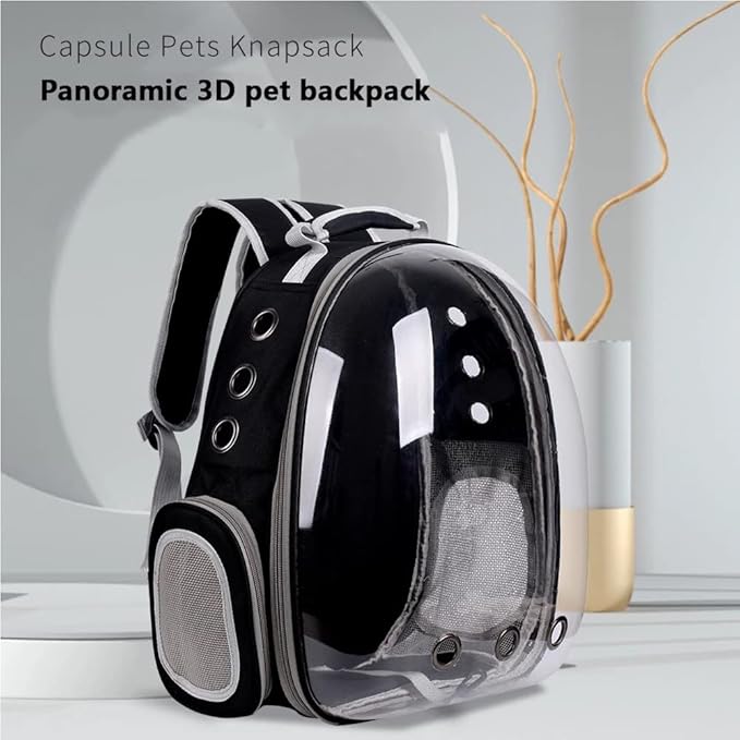 Animal Carrier Backpacks, Transparent Space Capsule Bubble Pet Backpack Bag - Image 3