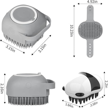 Comotech 3PCS Dog Bath Brush | Dog Shampoo Brush |Scrubber - Image 6