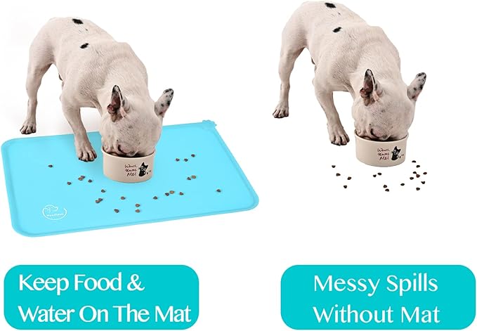 Silicone Waterproof Dog Cat Pet Feeding Mats, Non Slip, Easy Clean Pet Dog Cat - Image 7