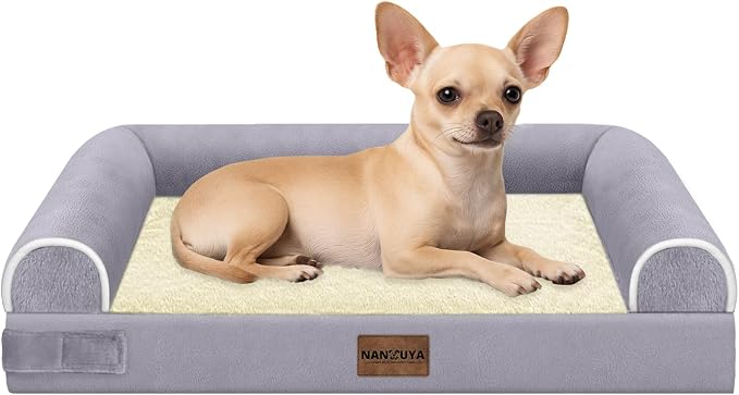 Small Dog Bed Orthopedic Washable: Beds Bolster Small Sized Dogs Bed Egg Crate by Nanuya