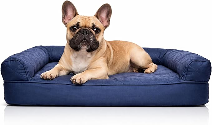 Furhaven Orthopedic Dog Bed for Medium/Small Dogs w/ Removable Bolsters & by FurHaven