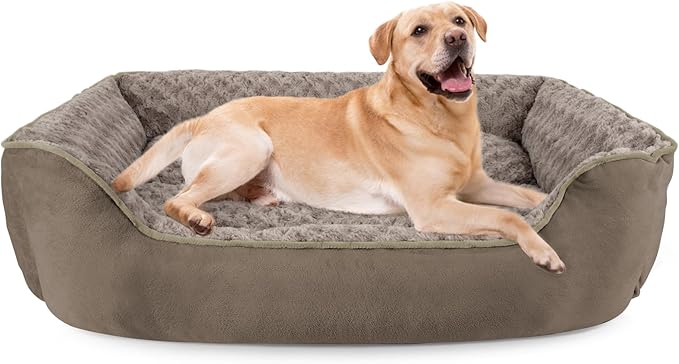 JOEJOY Rectangle Dog Bed for Large Medium Small Dogs by JOEJOY