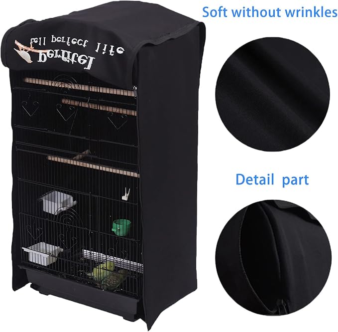 Bird Cage Cover Good Night Birdcage Cover Black-Out Birdcage Cover Durable - Image 5