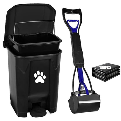 Outdoor Dog Poop Trash Can by Unknown