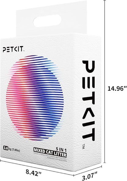 PETKIT Mixed Cat Litter Fast Clumping, Ultra Absorbent, 100% Natural - Image 8