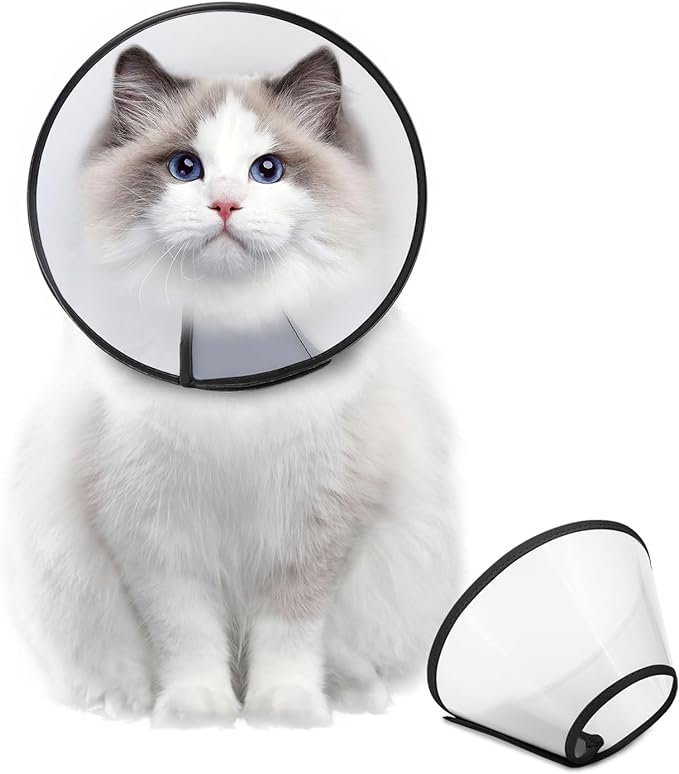 Supet Dog Cone Collar Adjustable After Surgery, Comfortable Pet Recovery Collar by Supet