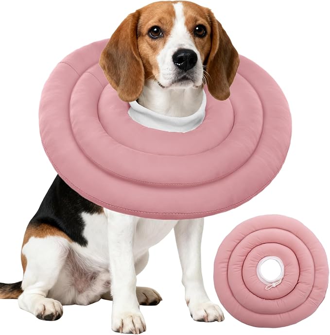 IDOMIK Dog Recovery Collar, Waterproof Soft Dog Cone After Surgery, Comfy by IDOMIK