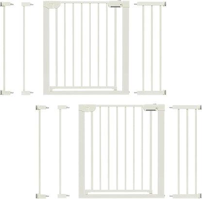 29.5-46" Magnetic Baby Gate for Stairs, Baby Safety Essentials, Auto Close Gate by Mutak