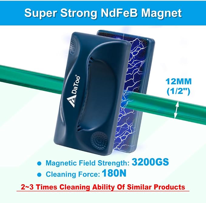 Aquarium Mini Magnetic Scrubber Scraper Small Fish Tank Cleaner Nano Glass - Image 4