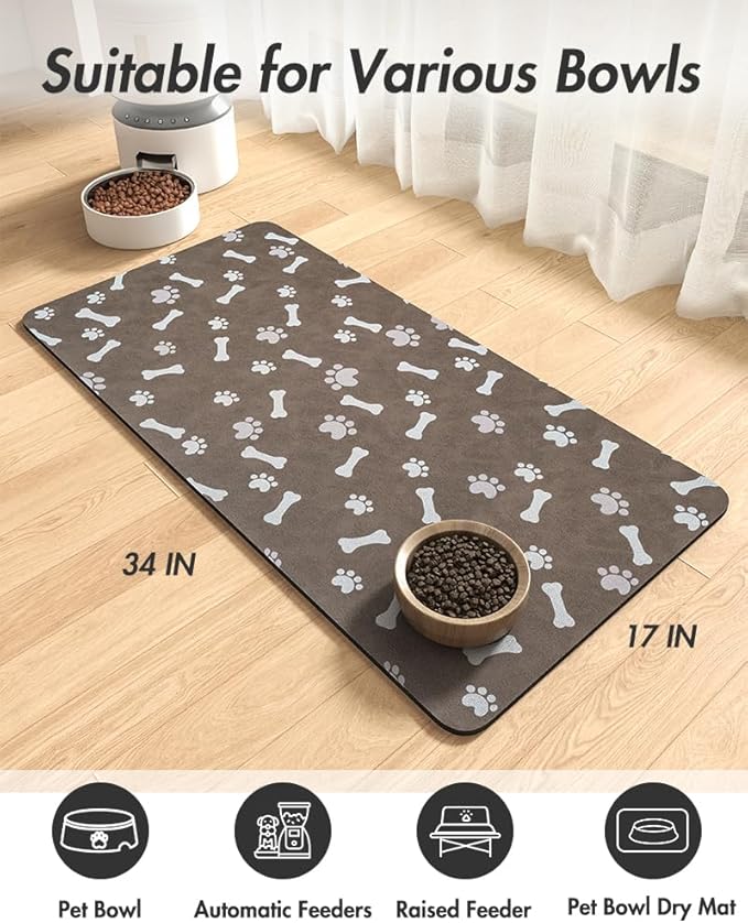 MontVoo Dog Food Mat-Pet Feeding Mat - Image 8