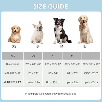 JOEJOY Donut Large Dog Bed, Cute Round Calming Dog Bed - Image 6