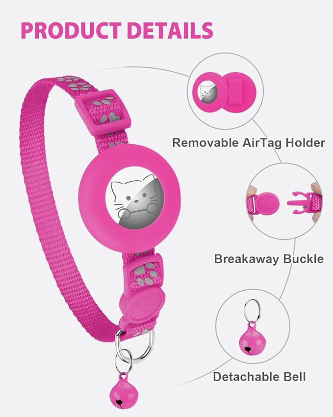 Joytale AirTag Cat Collar 2 Pack - Image 8