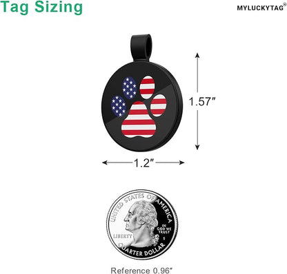MYLUCKYTAG QR Code Pet ID | Personalized Dog & Cat Collar Tag | Online Profile - Image 2