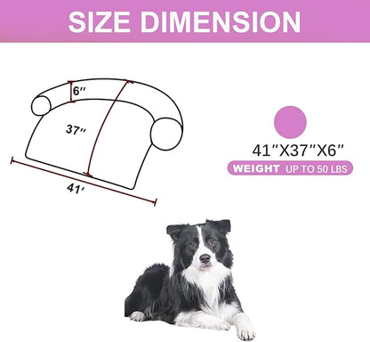 Tinaco Luxurious Calming Dogs/Cats Bed Mats, Dog Pad Washable Removable Couch - Image 2